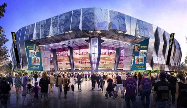 Simulation of “Golden 1 Center”. The auditorium will contain 17,500 seats for viewers to enjoy the best of technology